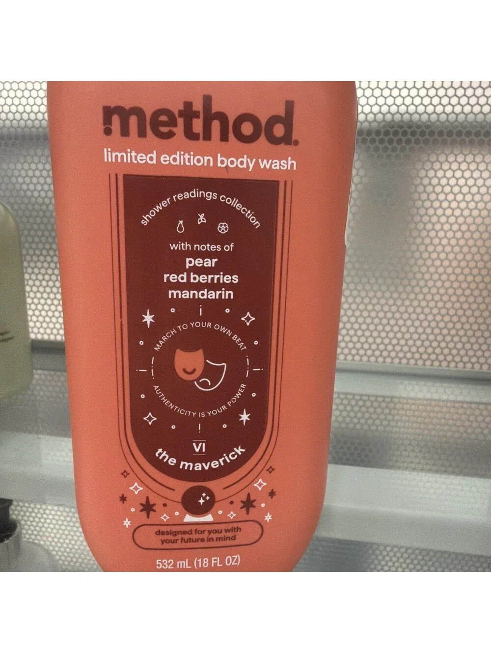 Method Limited Edition Body Wash Pear Red Berries Mandarin 18 fl oz New Sealed